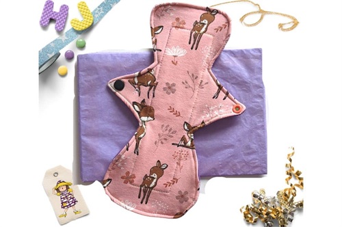 Click to order  9 inch Cloth Pad Pink Deer now